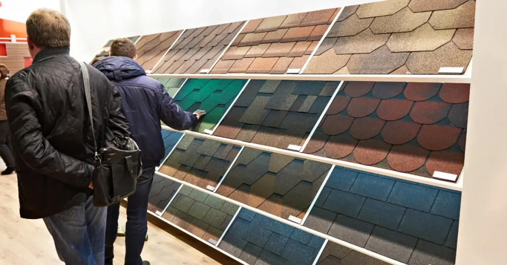 Homeowners choosing shingles based on cost.
